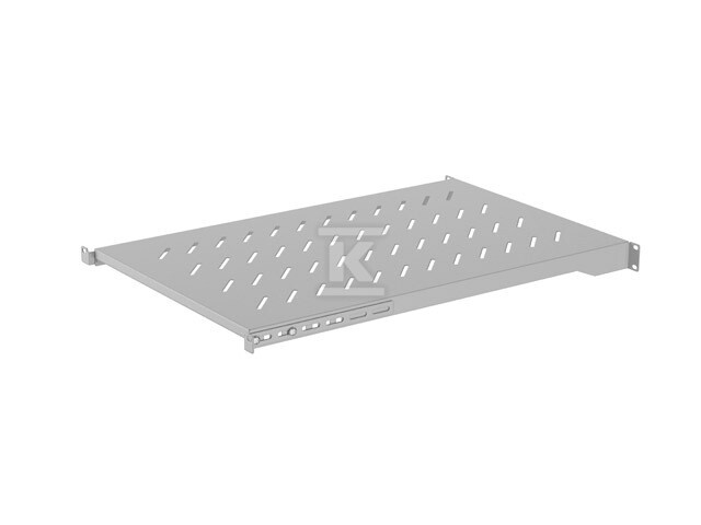 Полиця для шаф 19" 1000 мм сіра - AK-1010-S