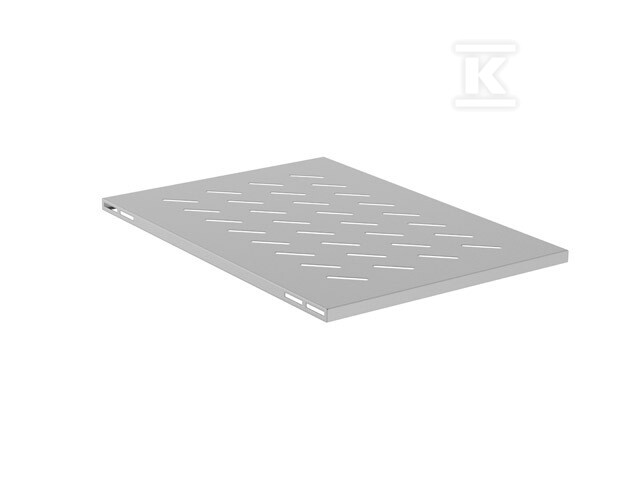 Полиця для шаф 19" 800 мм сіра - AK-1018-S