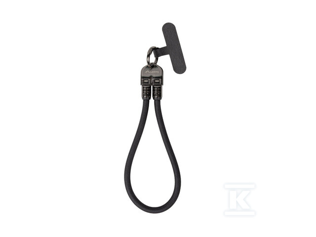 Кабель USB-C m/m шнурок / брелок 0.3M - CA-CMCM-10LN-0003-BK