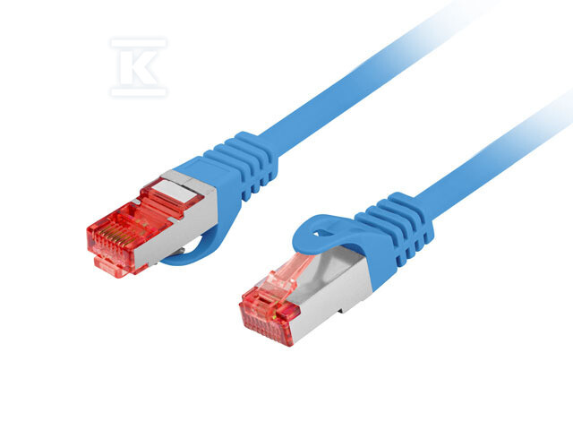 Патч-корд CAT.6 S/FTP LSZH CU 2M синій - PCF6-10CU-0200-B