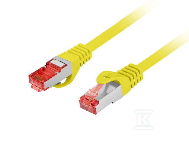 Патч-корд KAT.6 S/FTP LSZH CU 3M жовтий - PCF6-10CU-0300-Y