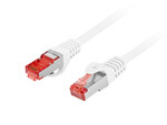 Patchcord KAT.6 S/FTP LSZH CU 10M biały fluke passed