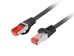 Patchcord KAT.6 S/FTP LSZH CU 15M czarny fluke passed