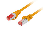 Patchcord KAT.6 S/FTP LSZH CU 20M pomarańczowy fluke passed