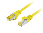 Patchcord KAT.6 A S/FTP LSZH CU 10M żółty fluke passed