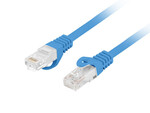 Patchcord KAT.6 UTP LSZH CU 0.5M niebieski fluke passed