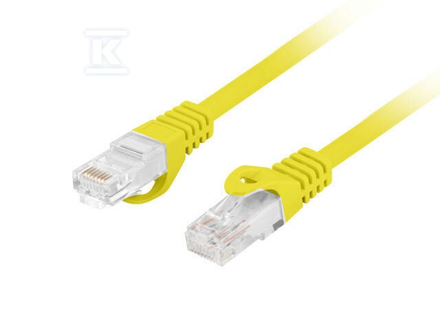 Patchcord KAT.6 UTP LSZH CU 20M żółty - PCU6-10CU-2000-Y
