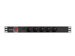 Barra de alimentação RACK PDU 19" 1U 16 A 5X 230 V PL 2M preta