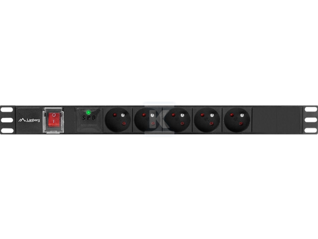 Barra de alimentação RACK PDU 19" 1U 10 - PDU-05E-0200-IEC-BK
