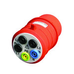 Adapter trójfazowy Beha-Amprobe DAA-32, 32 A, 5-stykowy, CEE, z wtykami bananowymi