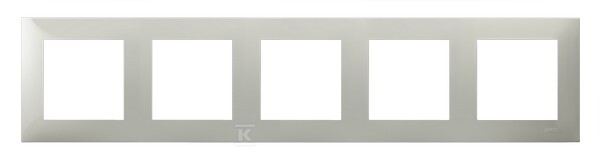 Рамка п'ятимісцева - КАШМІРОВИЙ БЕЖ, - R-5Z/83