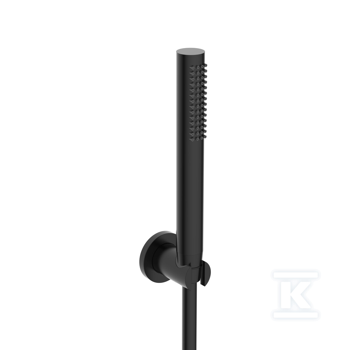 Zestaw natryskowy ROUND BLACK punktowy - 2445490-MBK