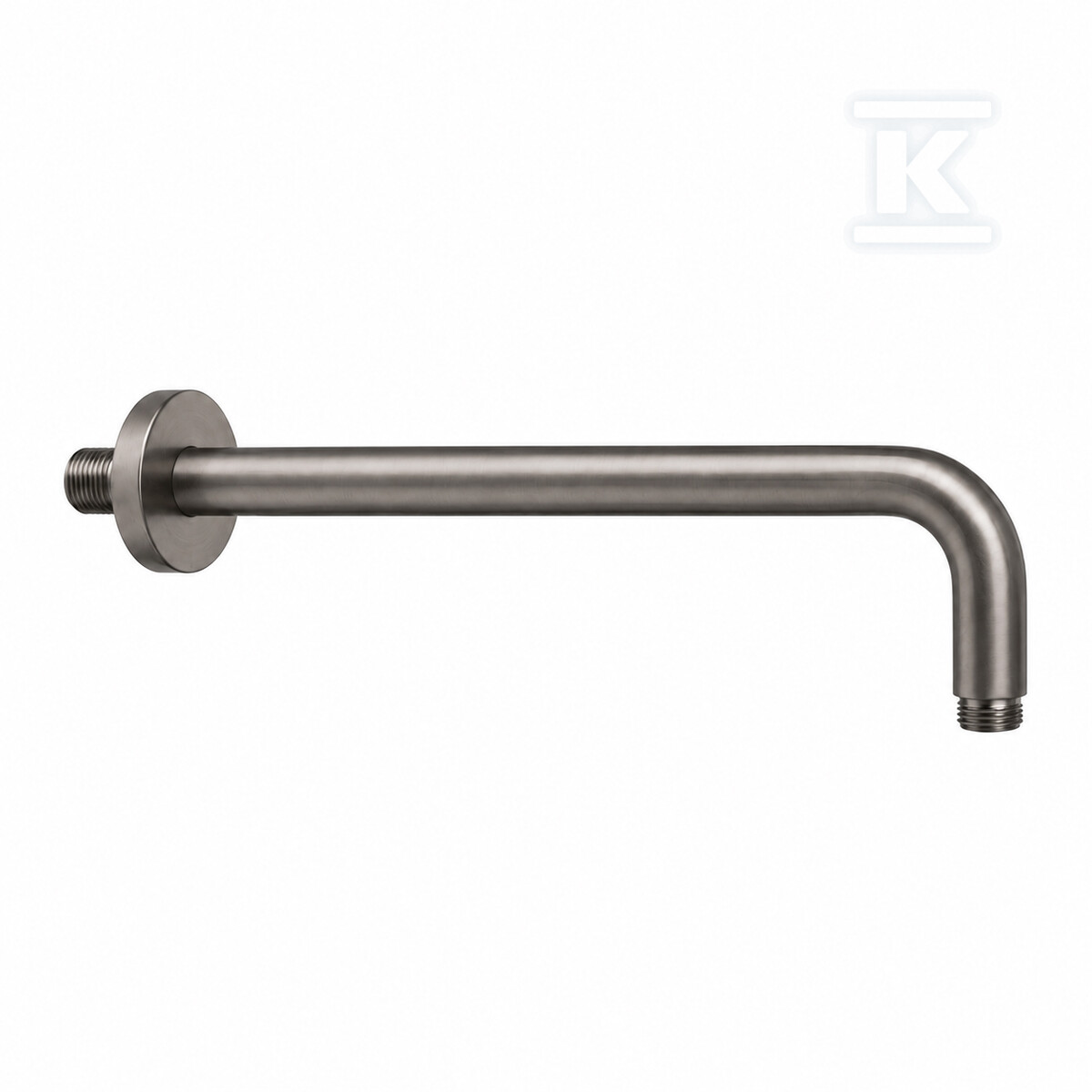 Ramię natrysku ROUND GUN METAL ścienne - 2448460-GMV