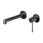Bateria umywalkowa podtynkowa z boksem ZEN czarny gun metal