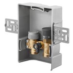Regulator temperatury pomieszczenia i ogranicznik temperatury powrotu Unibox TQ-RTL vario, z automatycznym zaworem termostatycznym Q-tech, bez termostatu i maskownicy