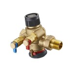 Zawór regulacyjny Cocon QTZ, DN 15, 1/2 GW + półśrubunek, 200-1300 l/h, PN25, z zaworkami pomiarowymi