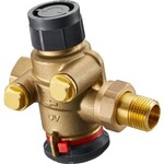 Zawór regulacyjny Cocon QTZ, DN 15, 1/2 GW + półśrubunek, 200-1300 l/h, PN25, bez zaworków pomiarowych