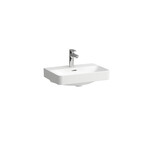 Umywalka ścienna 55cm, COMPACTO, z otworem na baterię z otworem przelewowym, powłoka LCC ACTIVE LAUFEN PRO X