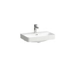 Umywalka ścienna 60cm, COMPACTO, z otworem na baterię z otworem przelewowym, szlifowana od spodu, powłoka LCC ACTIVE LAUFEN PRO X