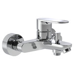 Bateria wannowo-prysznicowa, z zestawem prysznicowym, chrom, LAUFEN PRO X