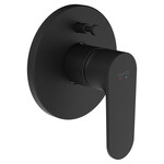 Bateria wannowo-prysznicowa podtynkowa, czarny, LAUFEN PRO X