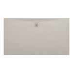 Brodzik PRO 1600x900, z materiału kompozytowego marbond, odpływ od dłuższego boku, beżowy mat LAUFEN PRO