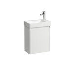 Zestaw 480: PRO X umywalka H815864 biała + Szafka podumywalkowa H411232, 1 drzwi prawe 480x280x610 mm, 261 - White glossy, LAUFEN BASE 2.0