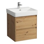 Szafka podumywalkowa 550, 2 szuflady, pasuje do umywalki PRO S H810962/ PRO X H810862, 267 - Wild oak, LAUFEN BASE 2.0