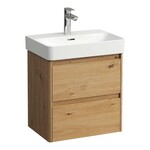 Szafka podumywalkowa 550, 2 szuflady, pasuje do umywalki PRO S H818958/ PRO X H818862, 267 - Wild oak, LAUFEN BASE 2.0