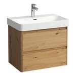Szafka podumywalkowa 700, 2 szuflady, pasuje do umywalki PRO S H810967/ PRO X H810865, 267 - Wild oak, LAUFEN BASE 2.0
