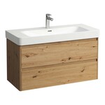 Szafka podumywalkowa 1050, 2 szuflady, pasuje do umywalki PRO S H813966/ PRO X H810869, 267 - Wild oak, LAUFEN BASE 2.0