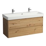 Szafka podumywalkowa 1200, 2 szuflady, pasuje do umywalki PRO S H814965/ PRO X H814861, 267 - Wild oak, LAUFEN BASE 2.0