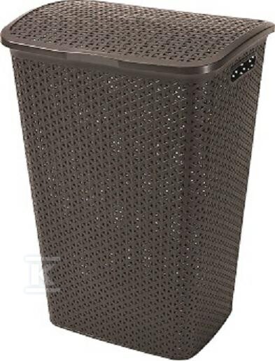 Kosz na bieliznę MY STYLE 55L ciemny - CRV216581