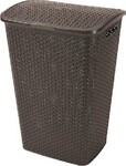 Kosz na bieliznę MY STYLE 55L ciemny brąz