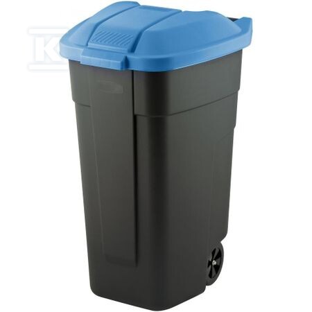 Kosz na odpady czarny 110L pokrywa - CRV214127