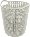 Kosz na papier KNIT 7L kremowy