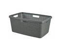 Kosz na pranie JUTE 46L ciemny