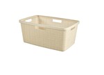Kosz na pranie JUTE 46L kremowy