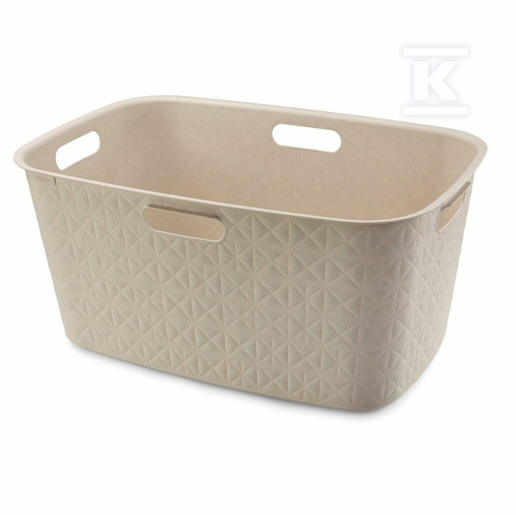 Kosz na pranie kremowy SOFTEX 45L - CRV258701