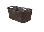 Kosz na pranie MY STYLE 47L ciemny brąz