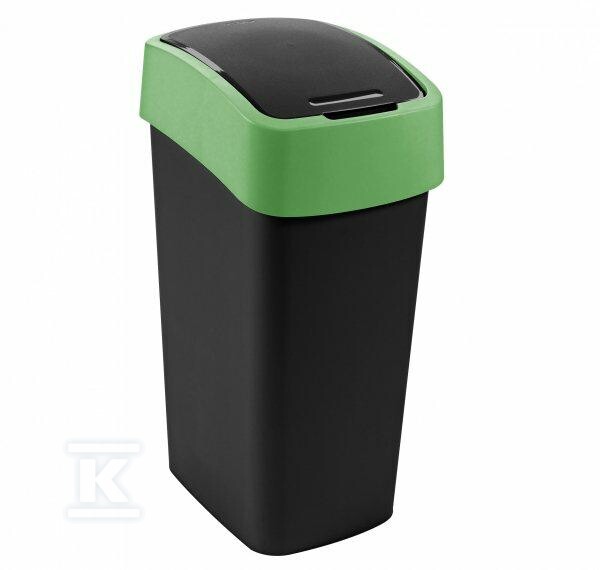 Kosz na śmieci "FLIP BIN" 9L czarny - CRV263988
