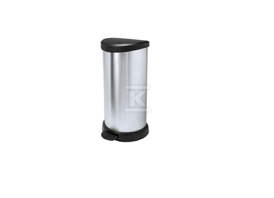 Kosz na śmieci metalizowany 40L - CRV181125