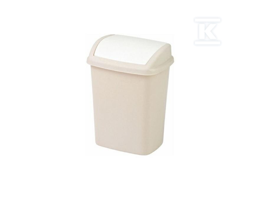 Kosz uchylny "DOMINIK" 10L beż - CRV176504