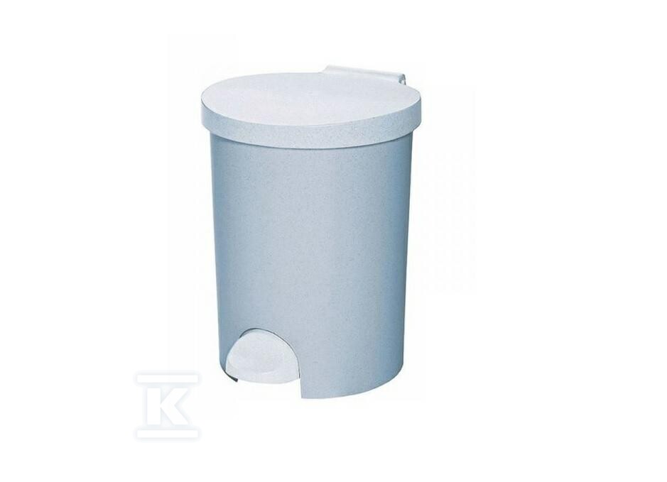 Kosz z pedałem 15L szary LUX - CRV175922