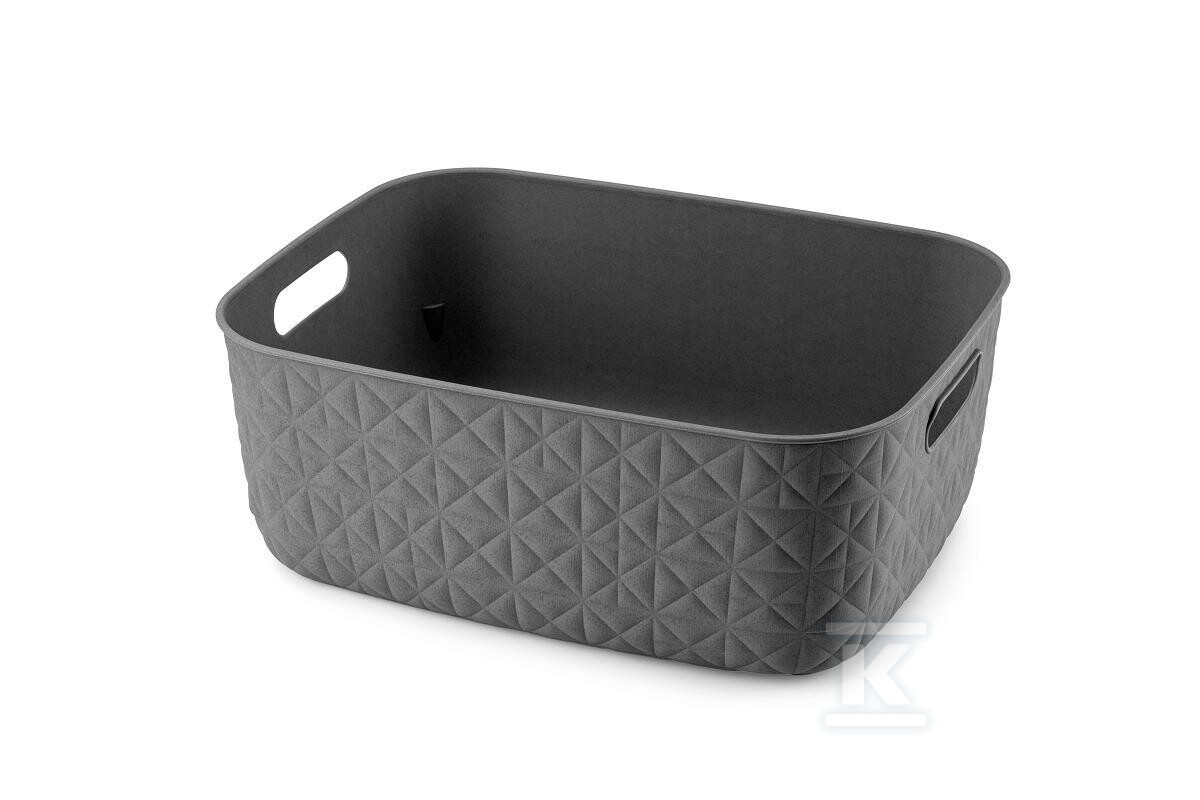 Koszyk M ciemny szary SOFTEX 12,5L - CRV258714