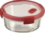 Pojemnik COOK okrągły 0,6L transparentny czerwony