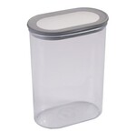 Pojemnik na artykuły sypkie "GRAND CHEF" 1,6L szary transparentny