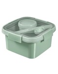 Pojemnik na żywność kwadratowy LUNCH KIT 1,1L zielony