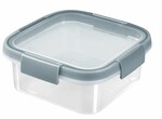 Pojemnik na żywność kwadratowy SMART FRESH 0,9L transparentny szarobłękitny