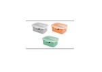 Pojemnik na żywność prostokątny LUNCH KIT 1,2L mix